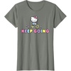 image:imageHello Kitty Keep Going TShirtOlive Heather