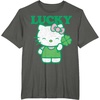 image:imageHello Kitty Lucky Clover Tee Shirt TShirtAsphalt Grey