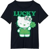 image:imageHello Kitty Lucky Clover Tee Shirt TShirtBlack