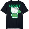 image:imageHello Kitty Lucky Clover Tee Shirt TShirtBlack