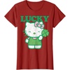 image:imageHello Kitty Lucky Clover Tee Shirt TShirtCranberry Red