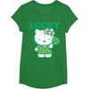 image:imageHello Kitty Lucky Clover Tee Shirt TShirtKelly Green