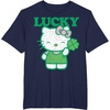 image:imageHello Kitty Lucky Clover Tee Shirt TShirtNavy Blue