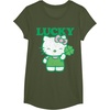 image:imageHello Kitty Lucky Clover Tee Shirt TShirtOlive Green