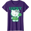 image:imageHello Kitty Lucky Clover Tee Shirt TShirtPurple