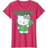 image:imageHello Kitty Lucky Clover Tee Shirt TShirtRed Heather