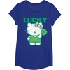 image:imageHello Kitty Lucky Clover Tee Shirt TShirtRoyal Blue