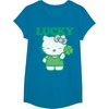 image:imageHello Kitty Lucky Clover Tee Shirt TShirtSapphire Blue