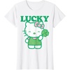 image:imageHello Kitty Lucky Clover Tee Shirt TShirtWhite