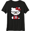 image:imageHello Kitty Nerd Glasses Premium TriBlend TShirtBlack