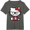 image:imageHello Kitty Nerd Glasses TShirtAsphalt Grey