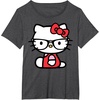 image:imageHello Kitty Nerd Glasses TShirtDark Heather Grey