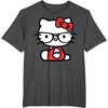 image:imageHello Kitty Nerd Glasses TShirtDark Heather Grey