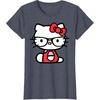 image:imageHello Kitty Nerd Glasses TShirtHeather Blue