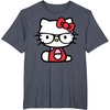 image:imageHello Kitty Nerd Glasses TShirtHeather Blue
