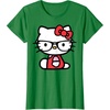 image:imageHello Kitty Nerd Glasses TShirtKelly Green