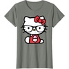 image:imageHello Kitty Nerd Glasses TShirtOlive Heather