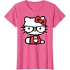 image:imageHello Kitty Nerd Glasses TShirtPink Heather