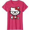 image:imageHello Kitty Nerd Glasses TShirtRed Heather