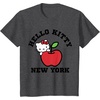 image:imageHello Kitty New York Big Apple Tee Shirt TShirtDark Heather Grey