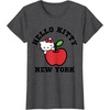 image:imageHello Kitty New York Big Apple Tee Shirt TShirtDark Heather Grey