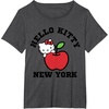 image:imageHello Kitty New York Big Apple Tee Shirt TShirtDark Heather Grey