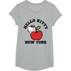 image:imageHello Kitty New York Big Apple Tee Shirt TShirtHeather Grey