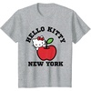 image:imageHello Kitty New York Big Apple Tee Shirt TShirtHeather Grey