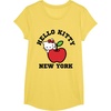 image:imageHello Kitty New York Big Apple Tee Shirt TShirtLemon Yellow