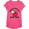image:imageHello Kitty New York Big Apple Tee Shirt TShirtPink Heather