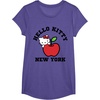image:imageHello Kitty New York Big Apple Tee Shirt TShirtPurple Heather