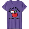 image:imageHello Kitty New York Big Apple Tee Shirt TShirtPurple Heather