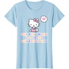 image:imageHello Kitty One Kind Word Can Change Someones Day TShirt SmallBaby Blue