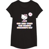 image:imageHello Kitty One Kind Word Can Change Someones Day TShirt SmallBlack