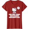 image:imageHello Kitty One Kind Word Can Change Someones Day TShirt SmallCranberry Red