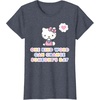 image:imageHello Kitty One Kind Word Can Change Someones Day TShirt SmallHeather Blue