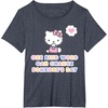 image:imageHello Kitty One Kind Word Can Change Someones Day TShirt SmallHeather Blue