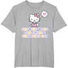 image:imageHello Kitty One Kind Word Can Change Someones Day TShirt SmallHeather Grey