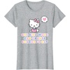 image:imageHello Kitty One Kind Word Can Change Someones Day TShirt SmallHeather Grey