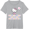 image:imageHello Kitty One Kind Word Can Change Someones Day TShirt SmallHeather Grey
