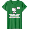 image:imageHello Kitty One Kind Word Can Change Someones Day TShirt SmallKelly Green