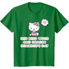 image:imageHello Kitty One Kind Word Can Change Someones Day TShirt SmallKelly Green