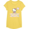 image:imageHello Kitty One Kind Word Can Change Someones Day TShirt SmallLemon Yellow