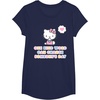 image:imageHello Kitty One Kind Word Can Change Someones Day TShirt SmallNavy Blue