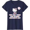 image:imageHello Kitty One Kind Word Can Change Someones Day TShirt SmallNavy Blue