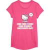 image:imageHello Kitty One Kind Word Can Change Someones Day TShirt SmallPink Heather