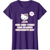 image:imageHello Kitty One Kind Word Can Change Someones Day TShirt SmallPurple