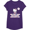 image:imageHello Kitty One Kind Word Can Change Someones Day TShirt SmallPurple