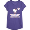 image:imageHello Kitty One Kind Word Can Change Someones Day TShirt SmallPurple Heather