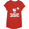 image:imageHello Kitty One Kind Word Can Change Someones Day TShirt SmallRed